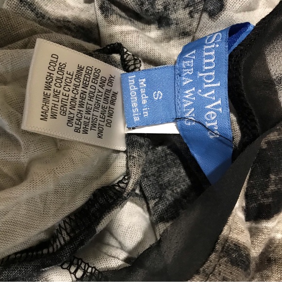 Simply Vera Wang Bundle Tops Scoop Neck Long Sleeves Size Small - Picture 7 of 13